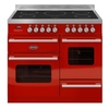 RC-10XGI-DE-RED 1000mm Induction Hob Range Cooker in Red