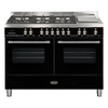 RC-12TG-DE-K 1200mm Dual Fuel Range Cooker in Black