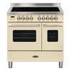 RC-9TI-DE-CR 900mm Induction Hob Range Cooker with 80 Litre Capacity in Cream