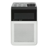 RFD20BTEBW Bluetooth DAB Radio in White with LCD Display and 5 Preset Stations