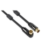 SLACO2-V2 2m Coax to Coax Aerial Connection with One Right Angled Connector