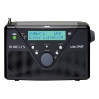 SOLARDAB2 Solar Powered DAB/FM Radio in Black