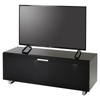 SOR-1200-BLK Sorento 1200mm Glass Top AV Stand - Black