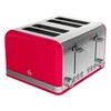 ST19020RN 4 Slice Toaster with High Lift Function and Defrost Function in Red