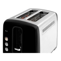 TAM7201B Traditional 2 Slice Toaster in Black with Defrost,  Reheat and Cancel Functions