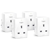 Tapo P110 Mini Smart Wi-Fi Socket with Energy Monitoring - 4 Pack