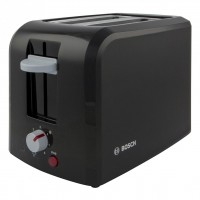 TAT3A013GB 900W Two Slice Toaster with Built in Bun Warmer in Black