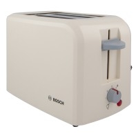 TAT3A017GB 2 Slice Toaster with Wide Slots & Built-In Bun Warmer in Cream