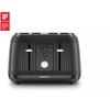 TFP09.000BK 4 Slot Toaster 5 Browning Levels - Black