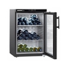 WKB1812 Freestanding Wine Cabinet with 66 Bottle Capacity and A+ Energy Rating in Black