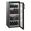 WKB3212 Tall Wine Cooler with A Energy Rating and 309L Capacity in Black