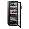 WKB4212 Tall Wine Cooler Fridge with A Energy Rating and 395L Capacity in Black