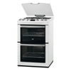 ZCG664GWC 600mm Gas Double Oven with 111L Capacity in White