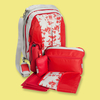 Babymule Red/Grey Original Woodland Print