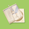 Cuddledry Newborn Gift Set with Blue Gingham Check