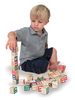 MELISSA & DOUG Wooden ABC/123 Blocks