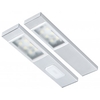 Quadra Plus-U Pack of 2 Under Cabinet LED Light with Touch Sensor Aluminium - Warm White