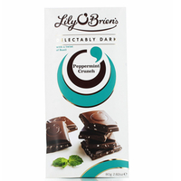 Dark Chocolate Peppermint Crunch Bar with a twist of Basil,  80g