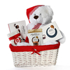 Festive Teddy Bear Gift Basket.