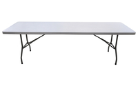 Boyer 6ft Rectangular Plastic Trestle Table
