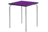 Equation Square Classroom Tables 8-11 Years,  Speckled Grey/PU Grey/Beech