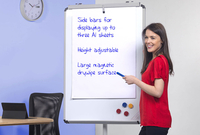 Mobile Easel With Rounded Base