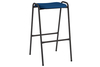 Np Rectangular Classroom Stool,  Dark Grey