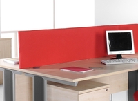 Value Line Fabric Rectangular Desktop Screens,  Carron