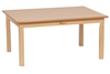 Wooden Rectangular Table,  Beech