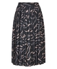 Animal Pleated Skirt