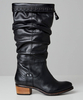 Be Creative Leather Slouch Boots
