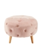 Beautiful Buttoned Velvet Footstool