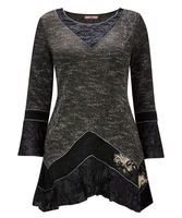 Black Widow Knitted Top