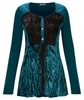 Crushed Velvet Blouse