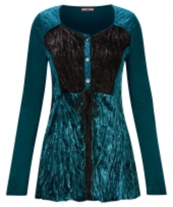 Crushed Velvet Blouse