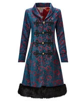 Elegant Jacquard Coat