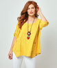 Embroidered Spiral Top