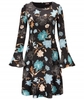 Fabulous Fluted Sleeve Dress