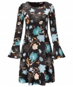 Fabulous Fluted Sleeve Dress