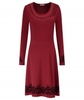 Flocked Signature Dress