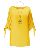 Flowing Top With Necklace