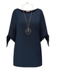 Flowing Top With Necklace