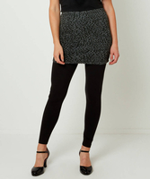 Jacquard 2 In 1 Skirted Leggings