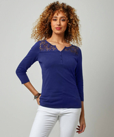 Lace Detail Basic Top