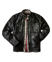 Life Is For Living Leather Jacket