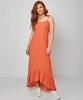 Orange Dotty Dress