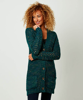 Pops Of Colour Longline Cardigan