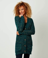 Pops Of Colour Longline Cardigan