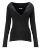Ribbed Wrap Look Jumper