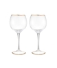 Set Of 2 Deco Gin Glasses